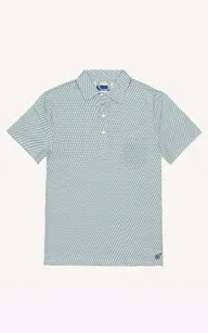 Polo coton motif bleu Les garçons faciles | La Canadienne