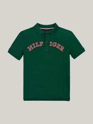 Polo coupe standard Hilfiger Monotype | Vert | Tommy Hilfiger