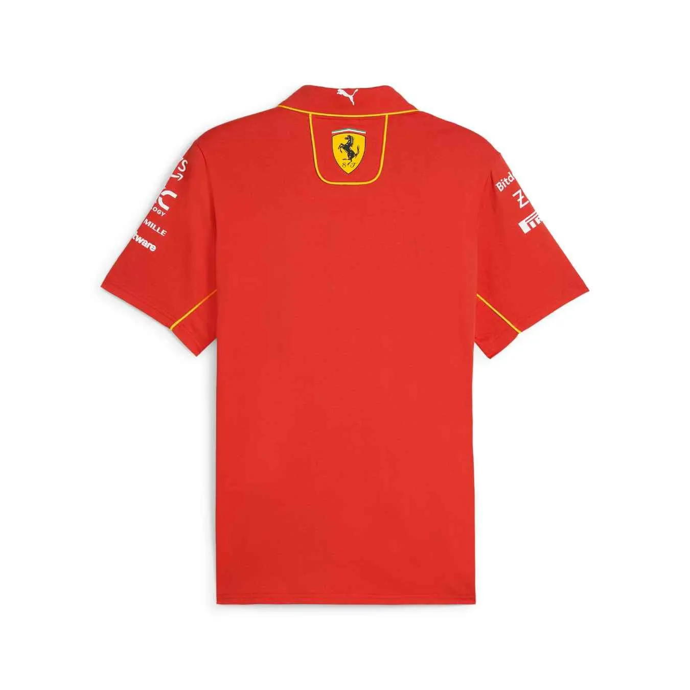 Polo FERRARI F1 Team Rouge pour Homme FER24_PLH_TEA