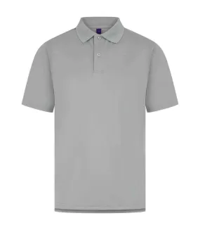 Polo homme argenté Henbury