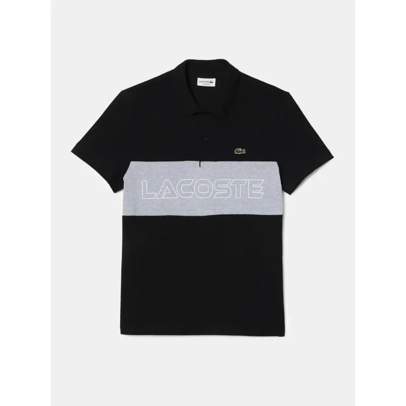 Polo uni logo vieux rose homme - Lacoste | wimod