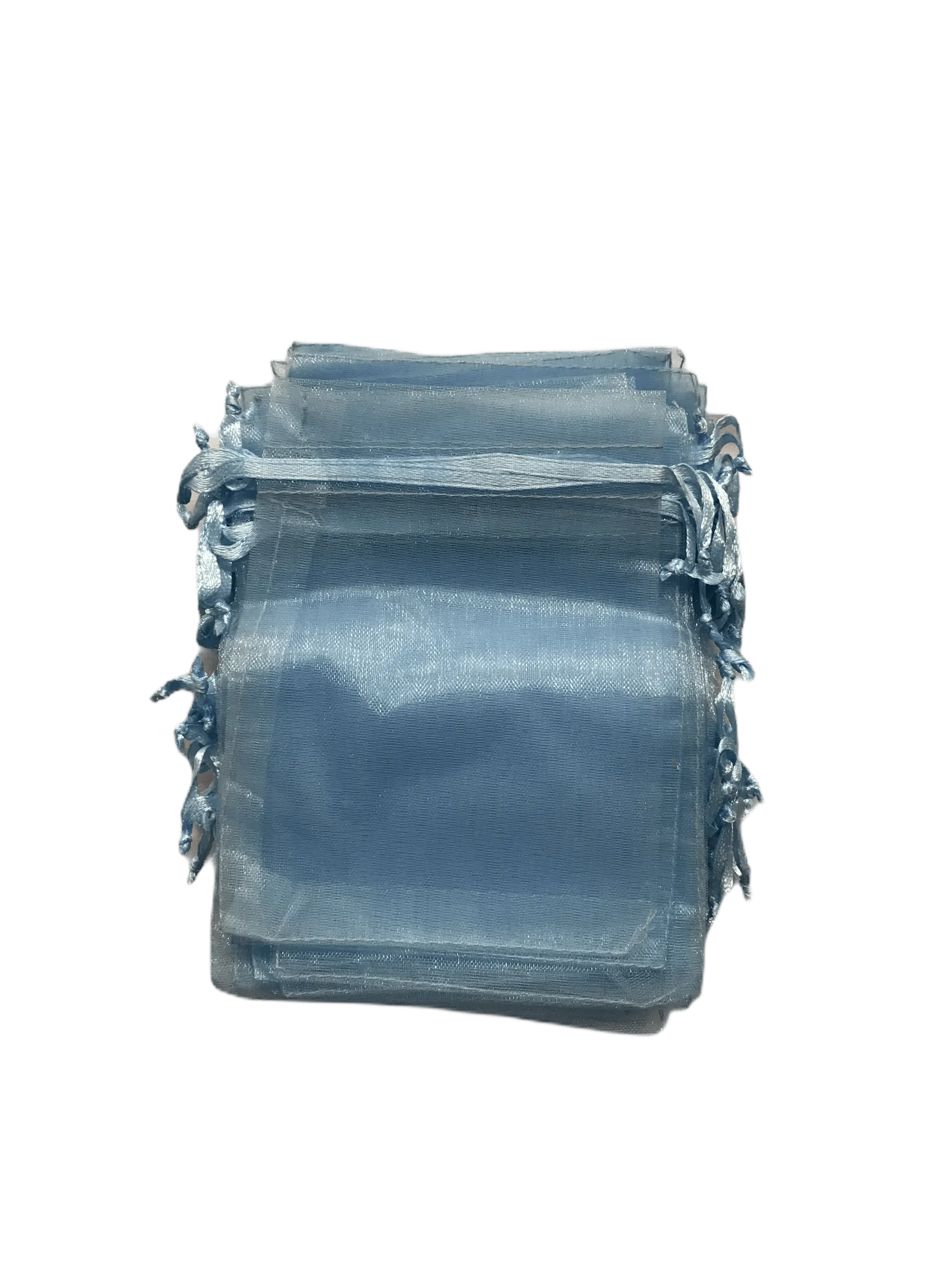 Sacs organza bleu (x50)