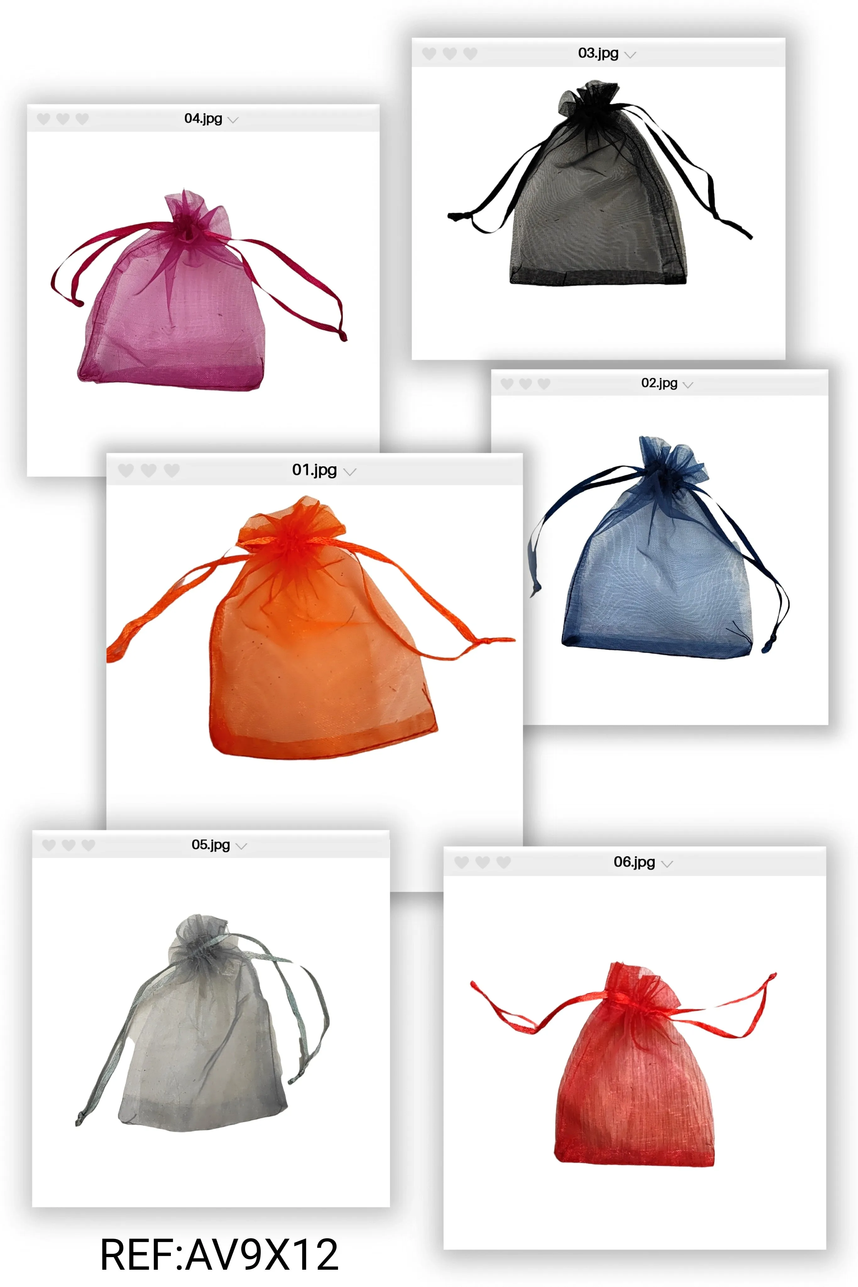 Sacs organza (x50)