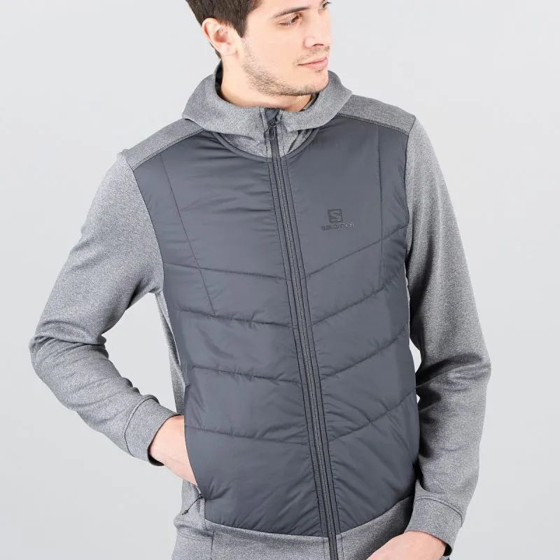 Salomon Pulse Hybrid Hoodie - Softshell homme | Hardloop