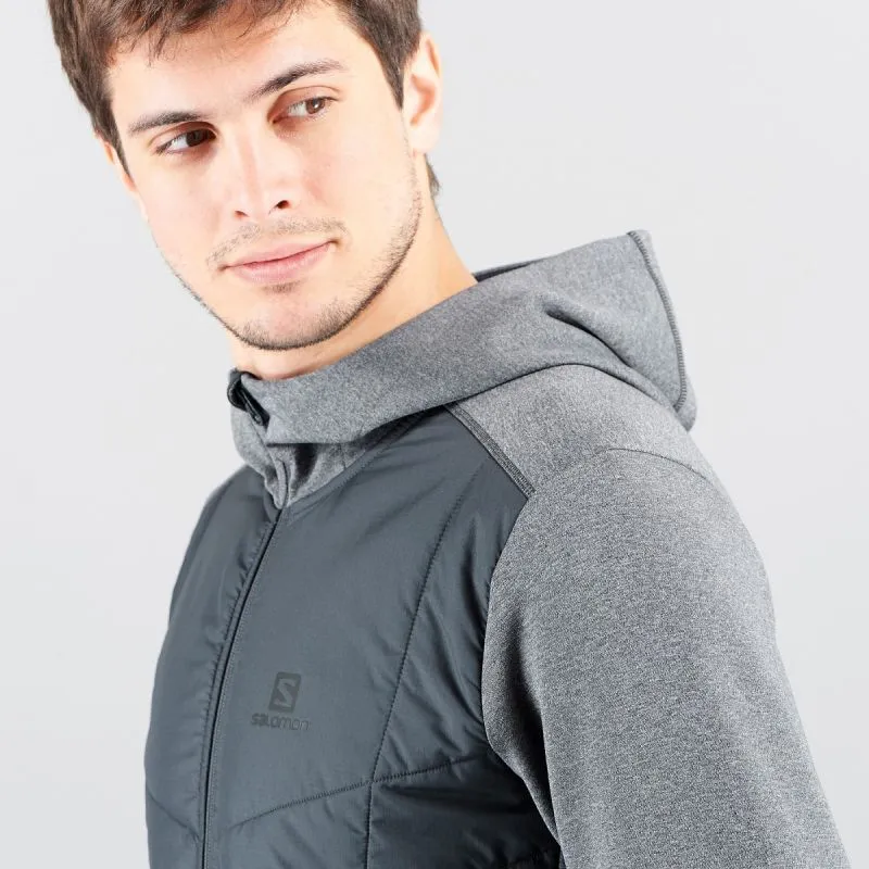 Salomon Pulse Hybrid Hoodie - Softshell homme | Hardloop