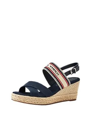 Sandales compensées Tommy Hilfiger Ref 53314 DW5 marine