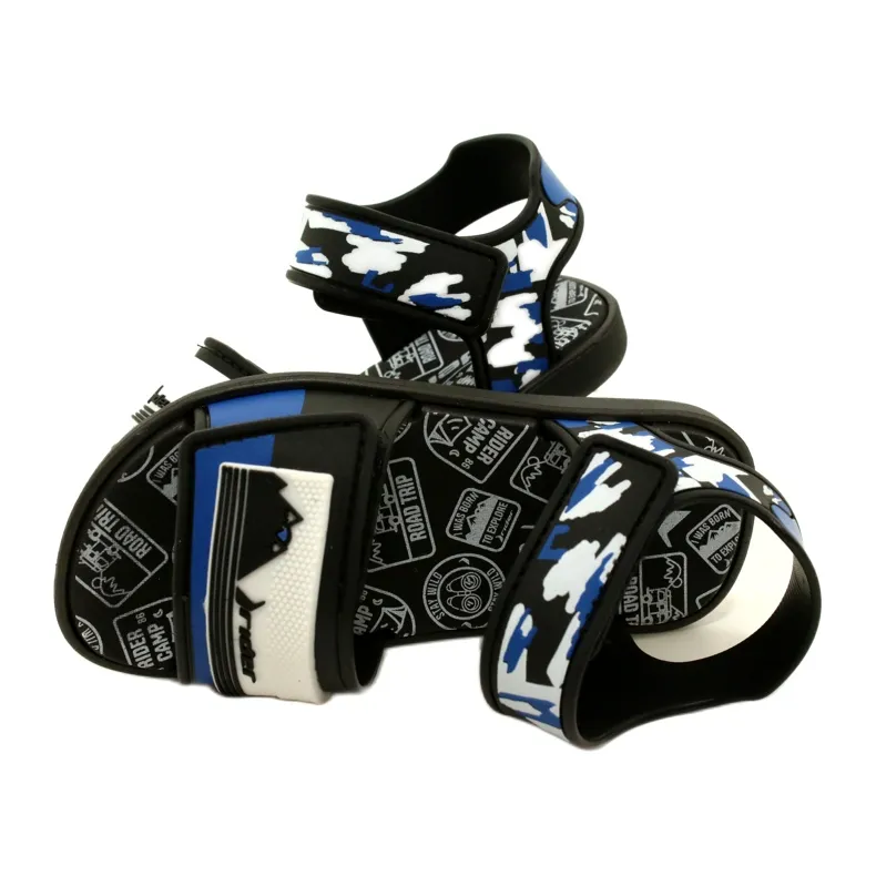 Sandales enfant RIDER 83453 AG294 Noir/Bleu/Blanc