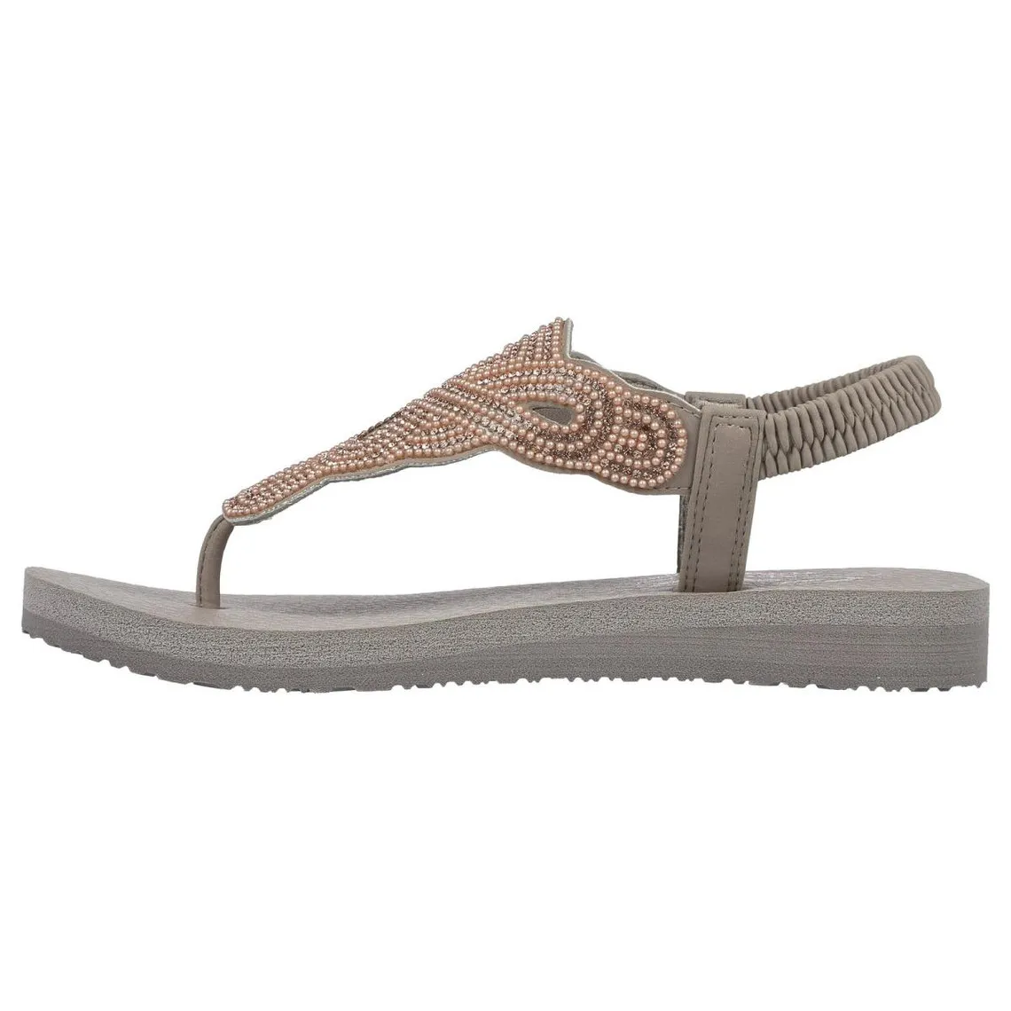 Sandales femme MEDITATION - PEARL PERFECTION taupe | 3 Suisses