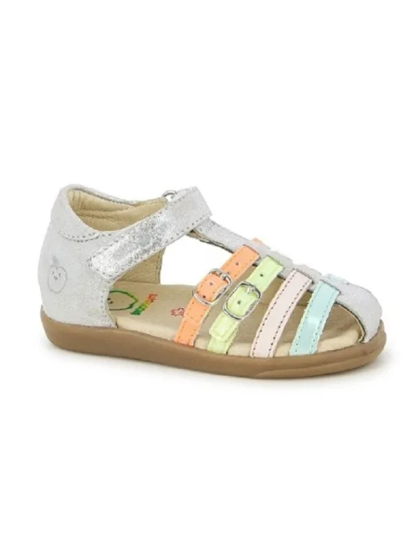 Shoo Pom - Sandales Fille PIKA SPART Argent/Multi