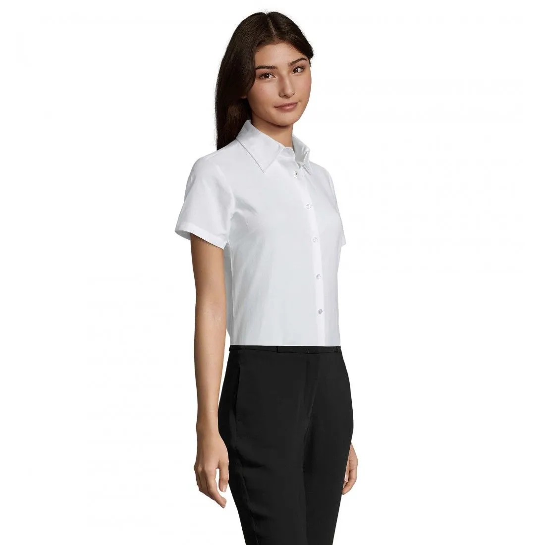 Sol's - Chemise femme oxford manches courtes ELITE