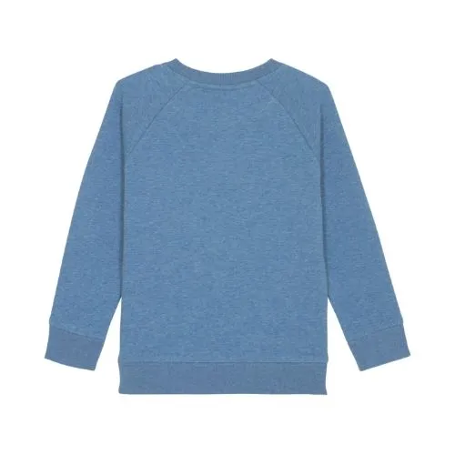 Sweat animaux en coton bio (bleu)