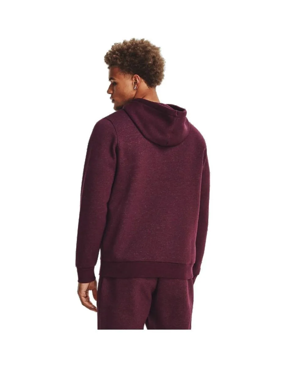 Sweat à capuche Homme UA ESSENTIAL FLEECE HOODIE Bordeaux