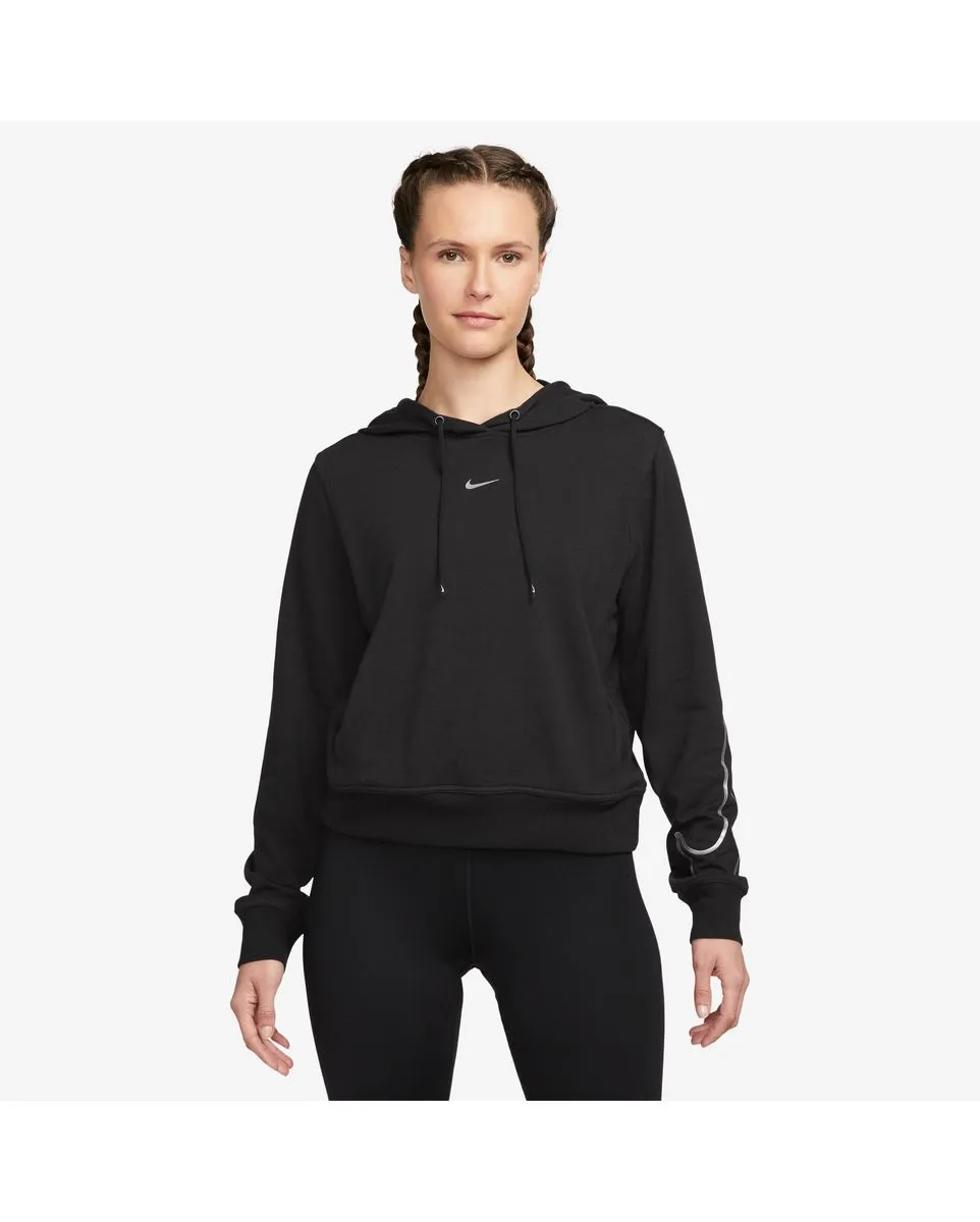 Sweat à capuche manches longues Femme W NK ONE DF HOODIE GX Noir