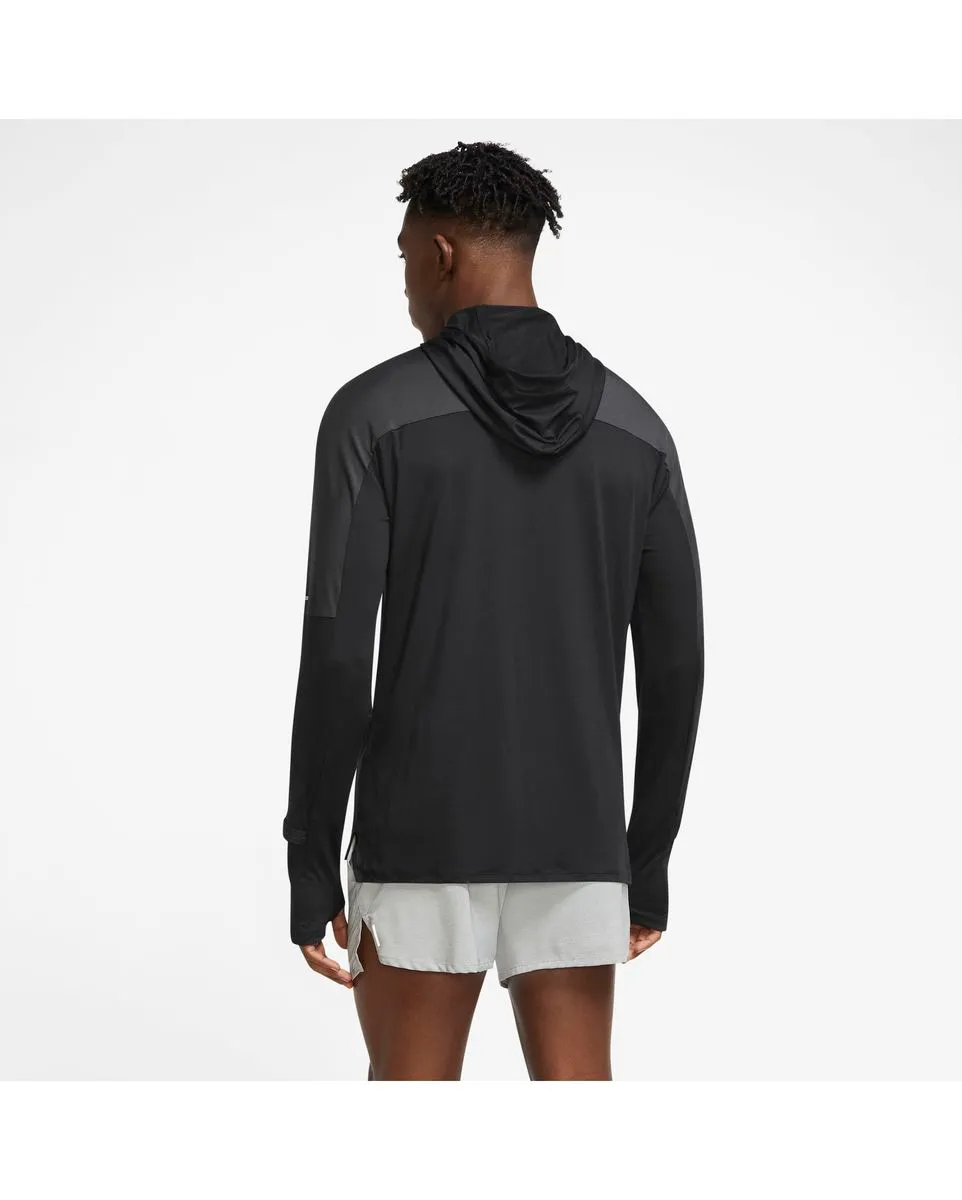 Sweatshirt manches longues Homme M NK DF TRAIL HOODIE GX Noir