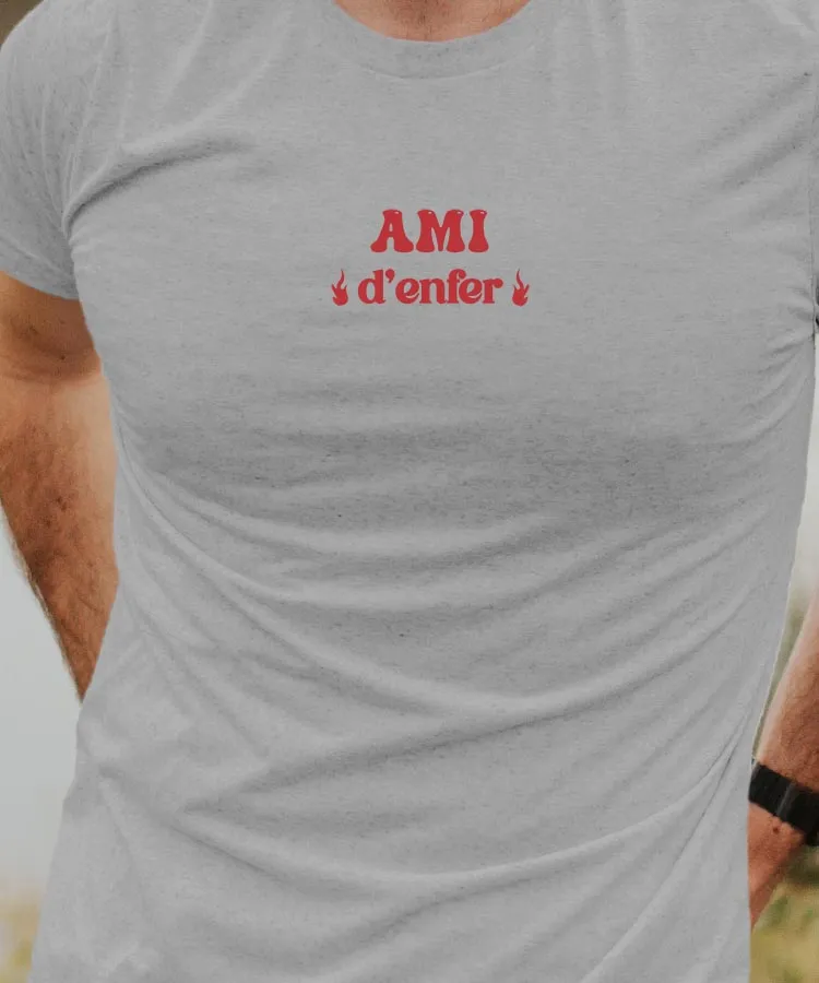 T-Shirt Ami d'enfer Pour homme