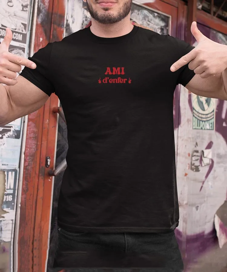 T-Shirt Ami d'enfer Pour homme