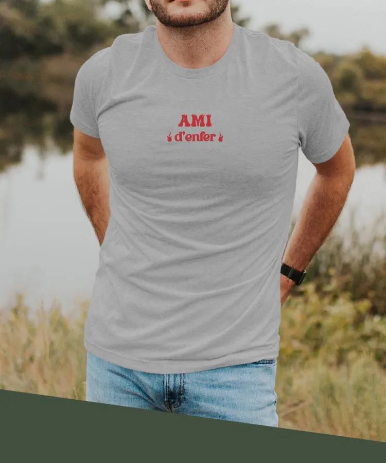 T-Shirt Ami d'enfer Pour homme