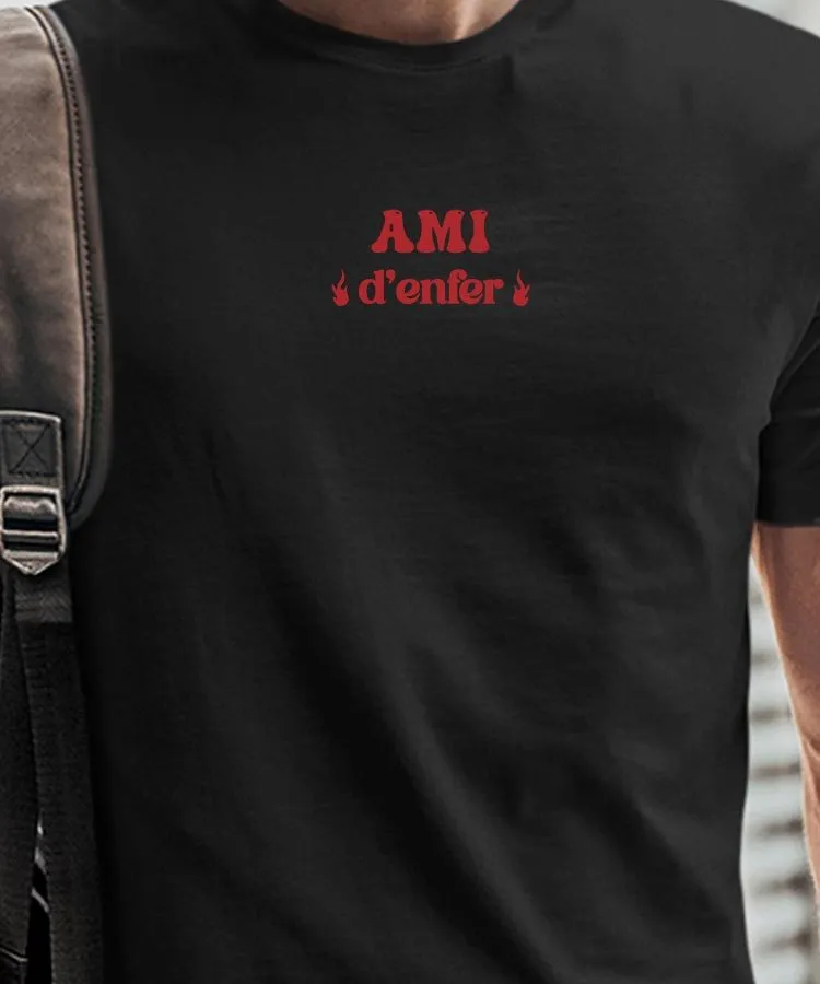 T-Shirt Ami d'enfer Pour homme