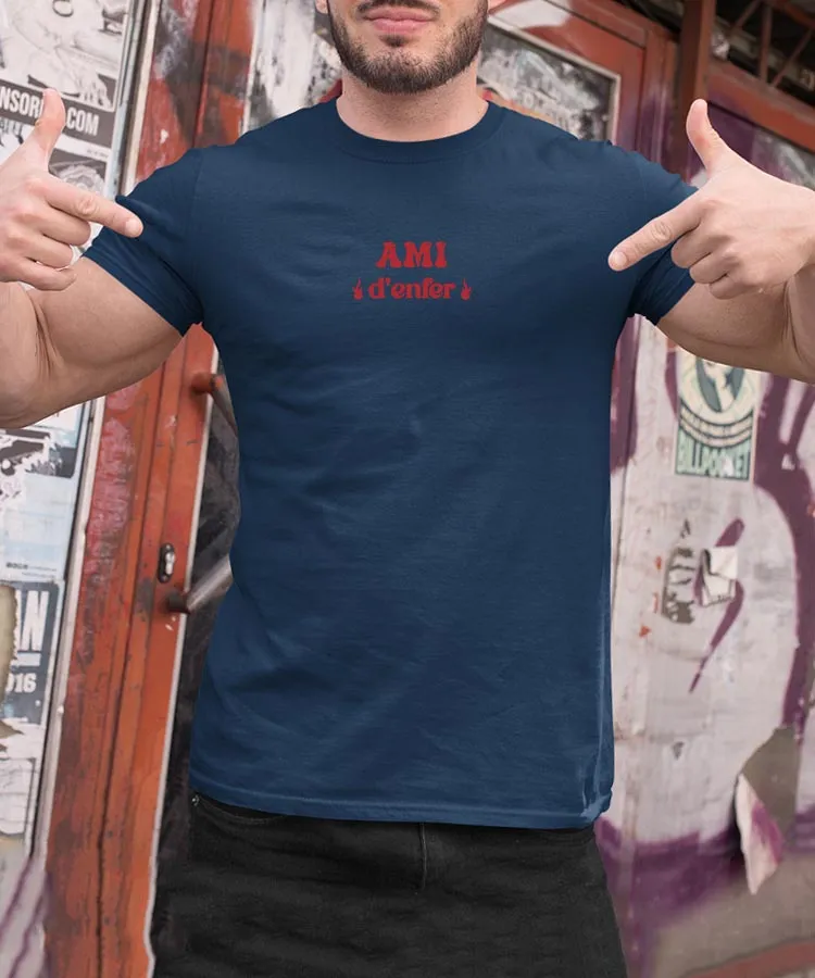 T-Shirt Ami d'enfer Pour homme