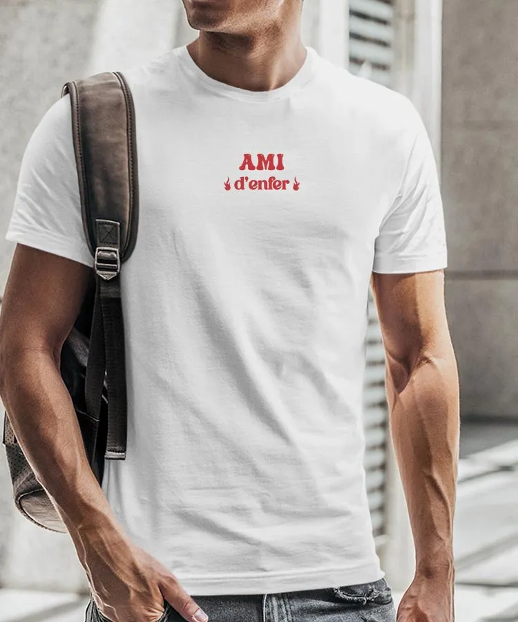 T-Shirt Ami d'enfer Pour homme