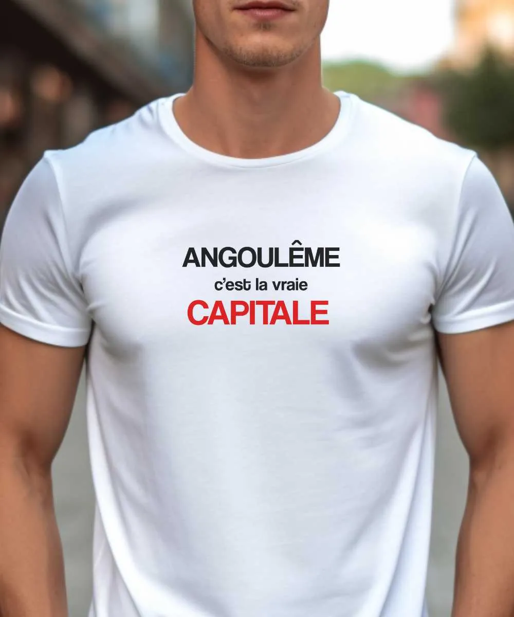 T-Shirt Angoulême c'est la vraie capitale