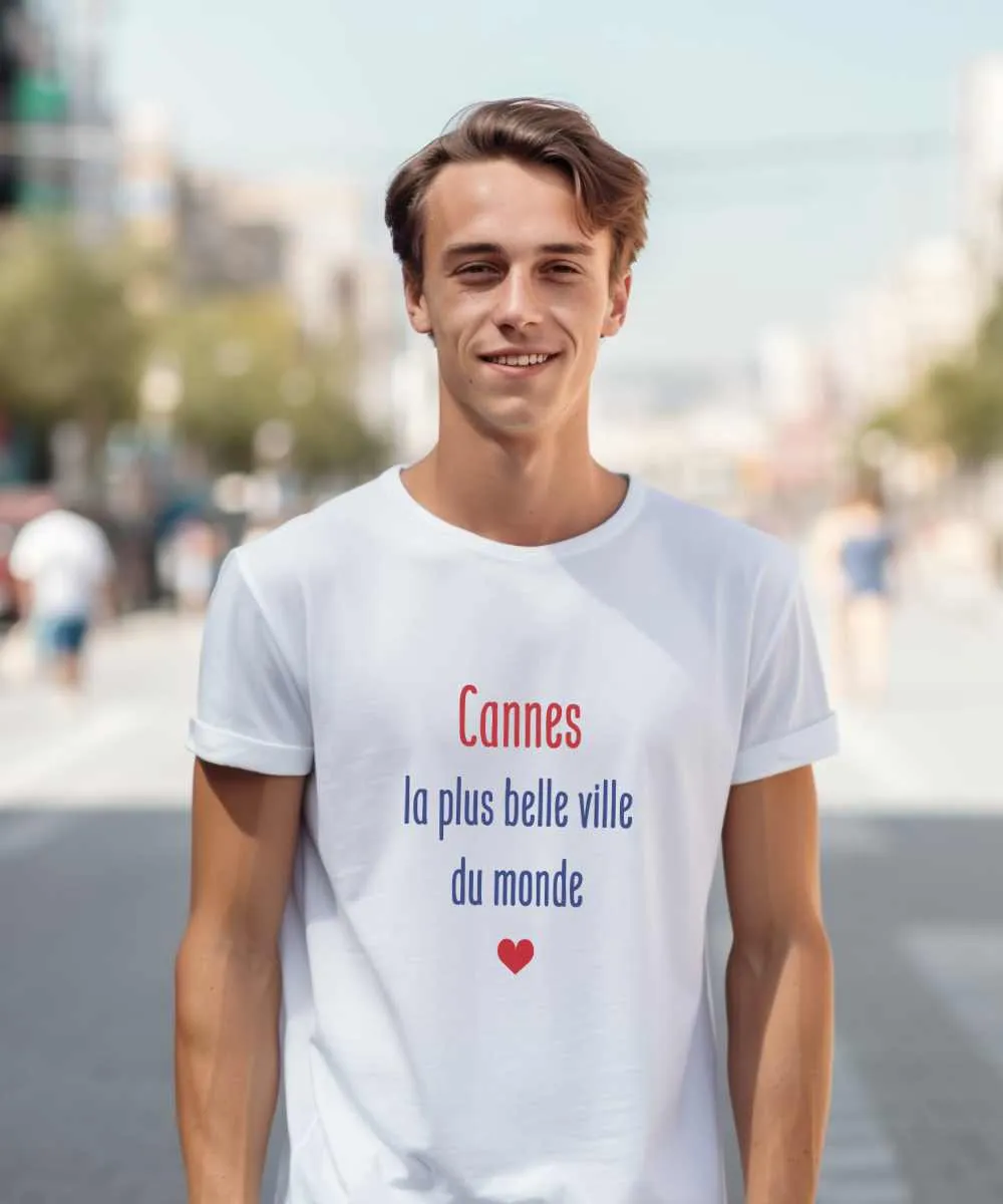 T-Shirt Cannes la plus belle ville du monde