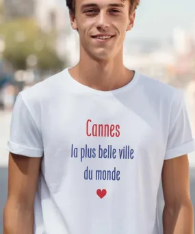 T-Shirt Cannes la plus belle ville du monde