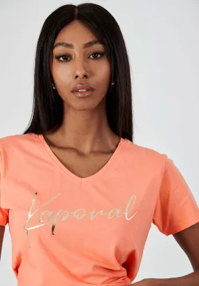 T-shirt corail Femme FRAN  Corail