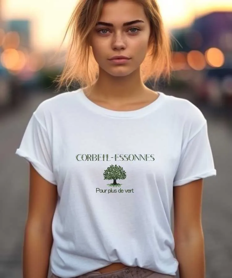 T-Shirt Corbeil-Essonnes pour plus de vert