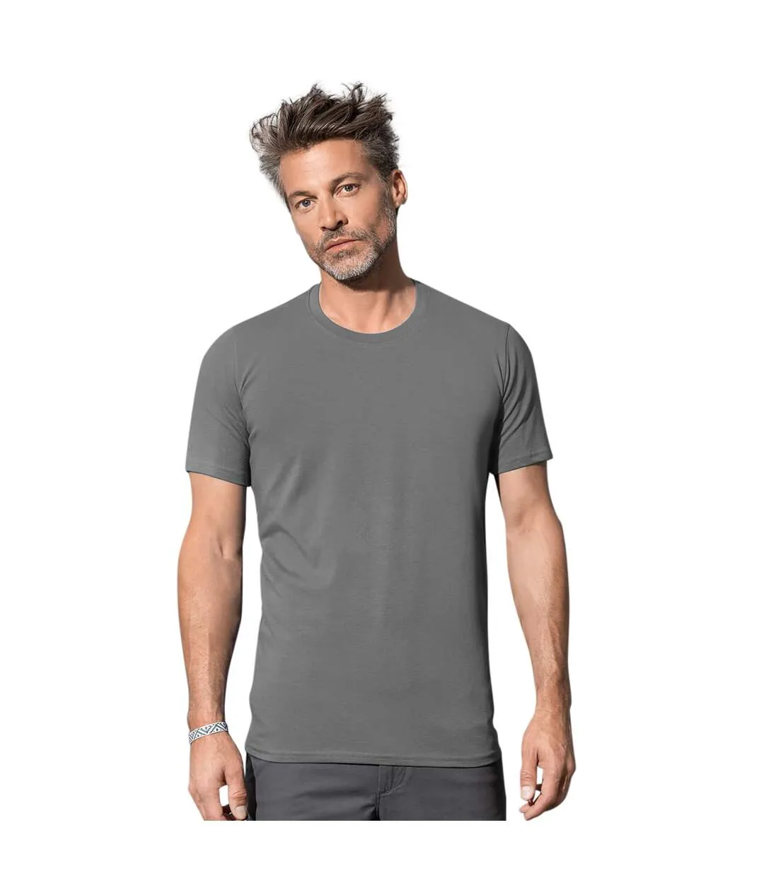 T-shirt homme gris ardoise Stedman