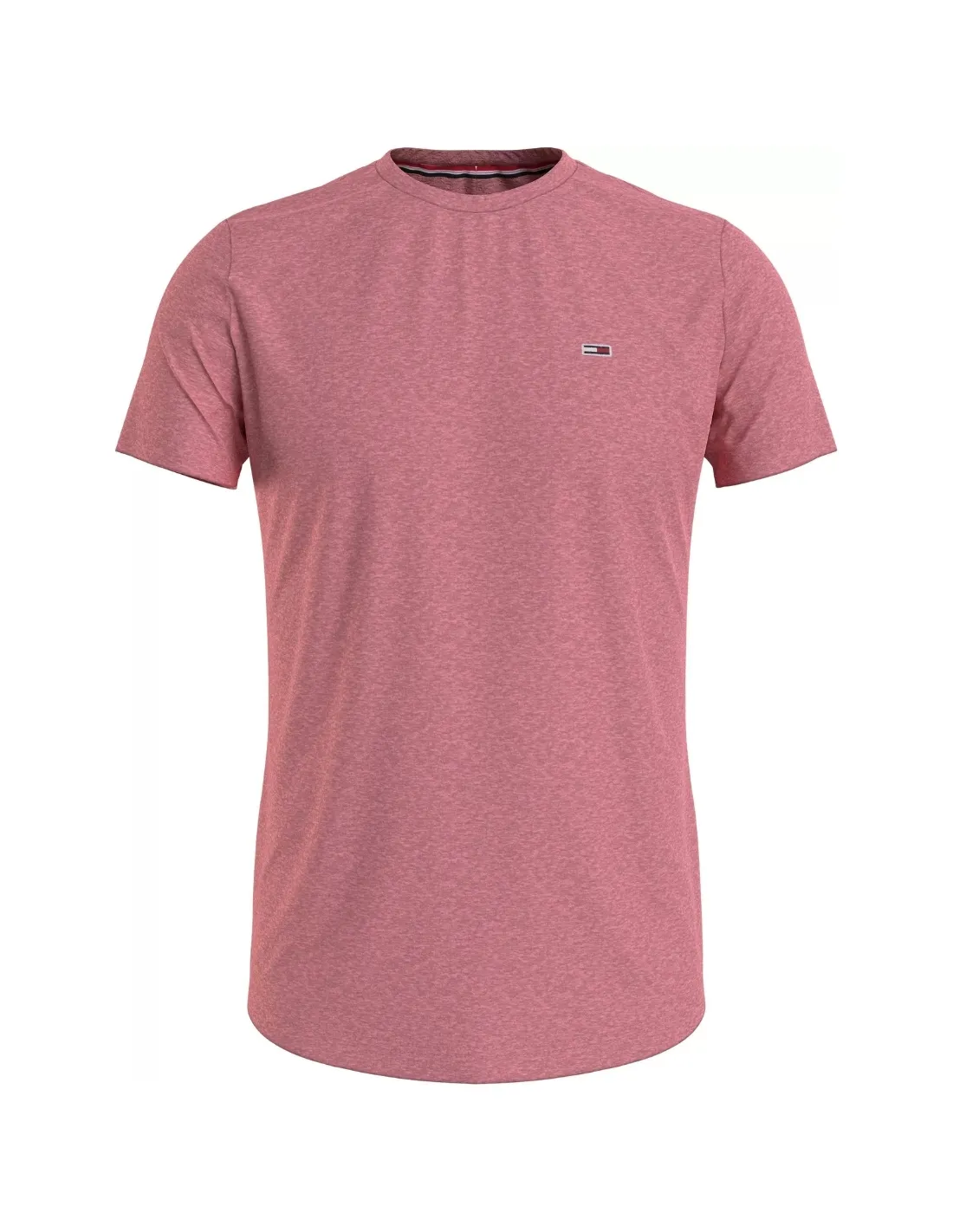 T Shirt homme Tommy Jeans Ref 62437 TIC Rose