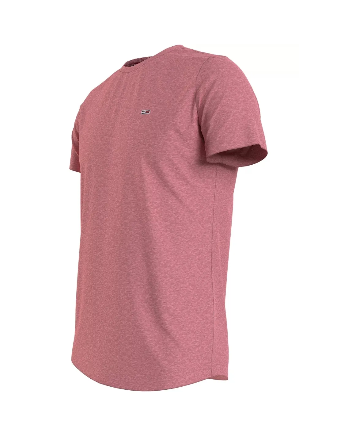 T Shirt homme Tommy Jeans Ref 62437 TIC Rose