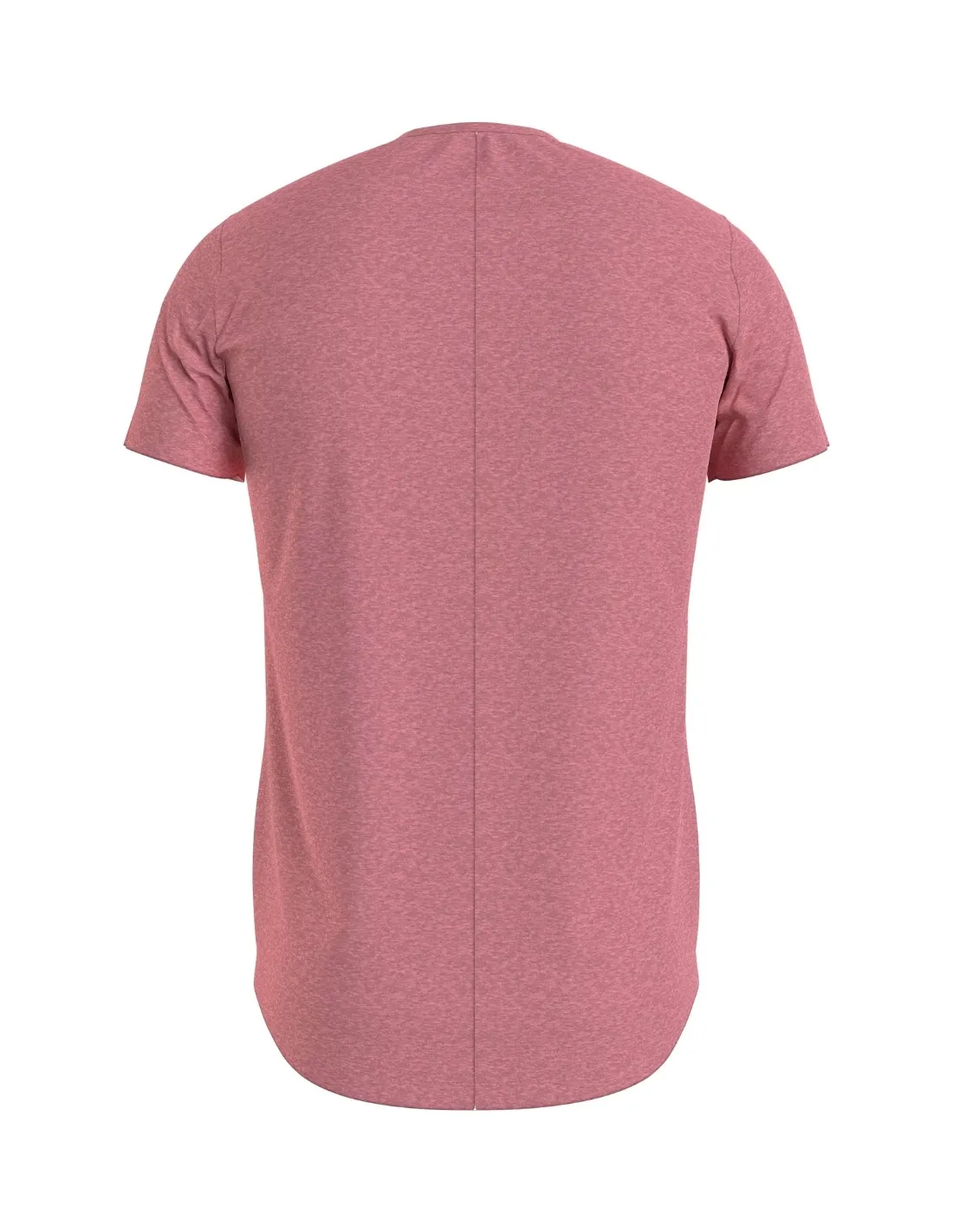 T Shirt homme Tommy Jeans Ref 62437 TIC Rose