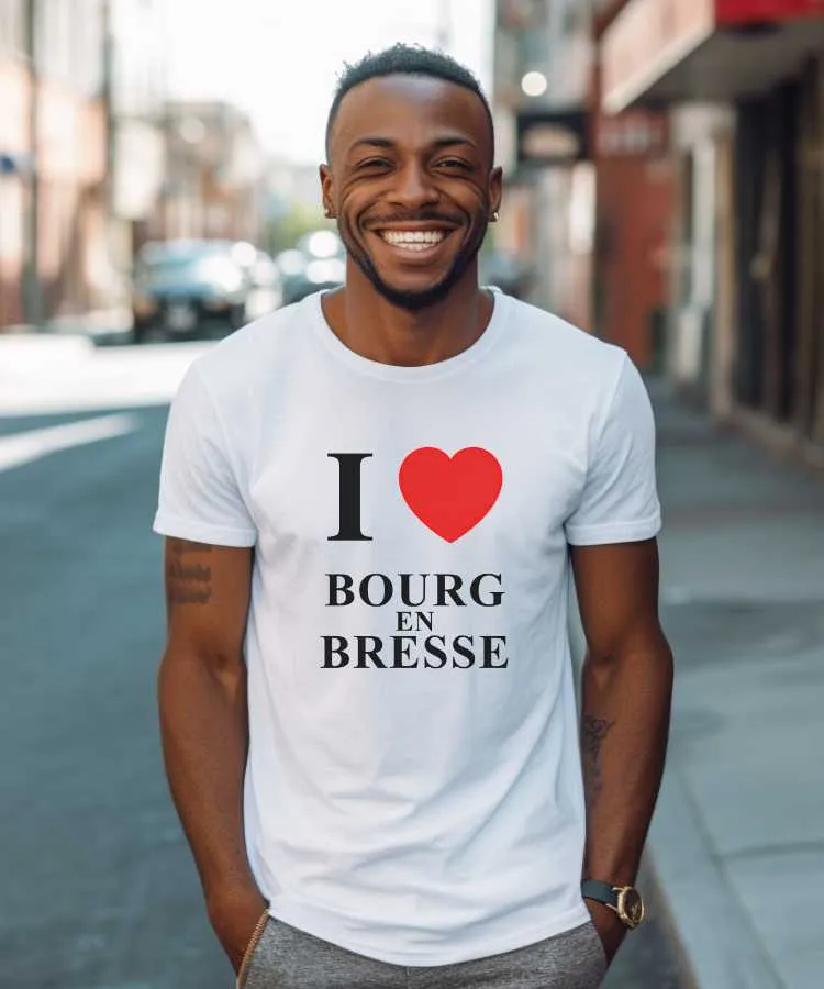 T-Shirt I love Bourg-en-Bresse