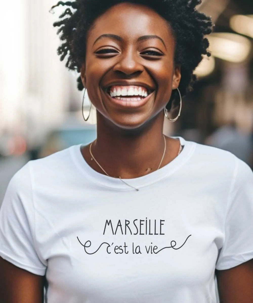 T-Shirt Marseille c'est la vie