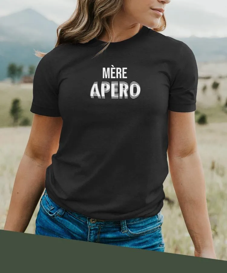 T-Shirt Mère apéro face Pour femme