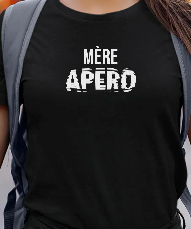 T-Shirt Mère apéro face Pour femme