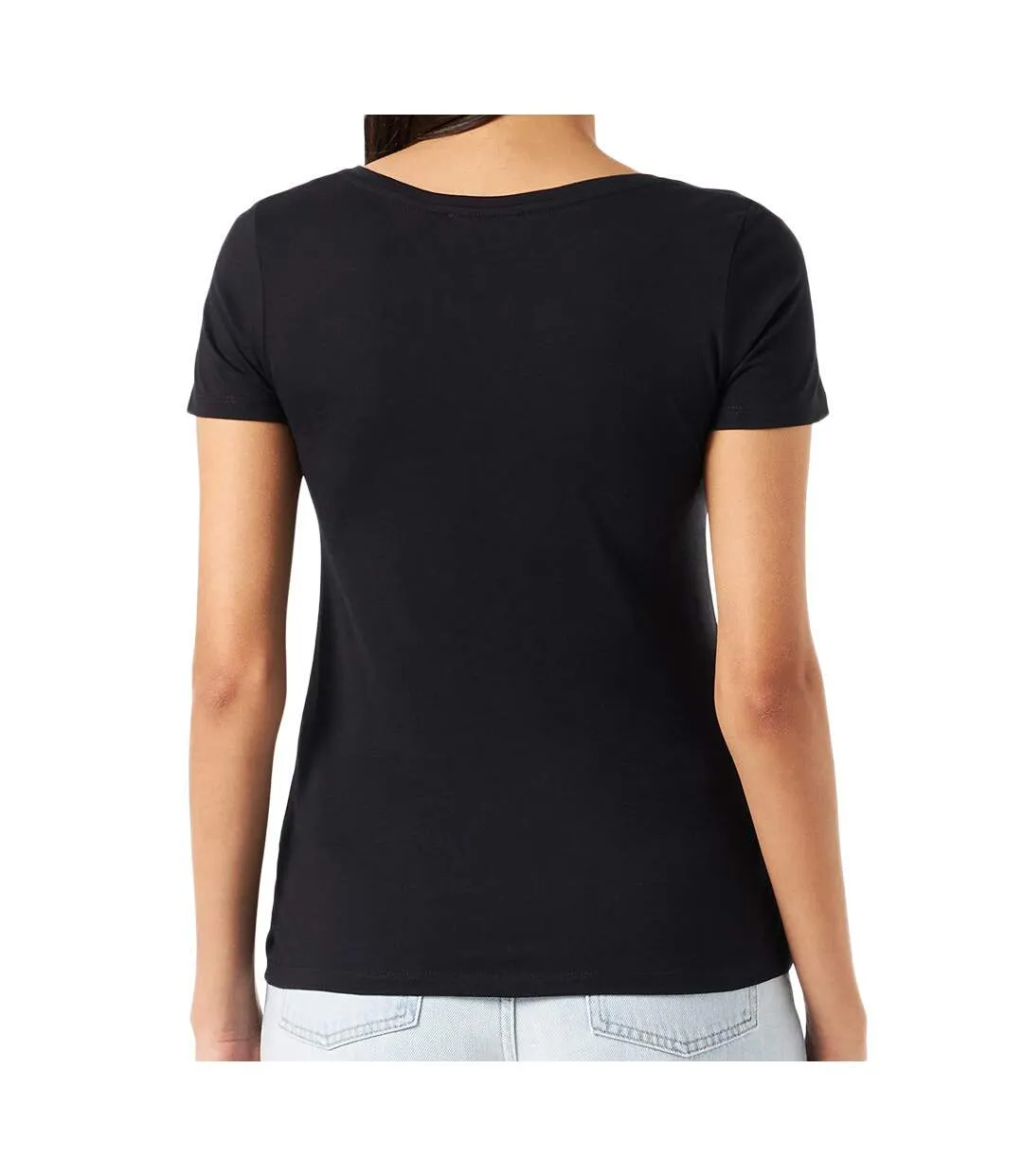 T-shirt Noir Femme Morgan Dwin