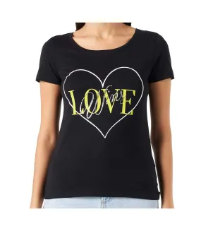 T-shirt Noir Femme Morgan Dwin