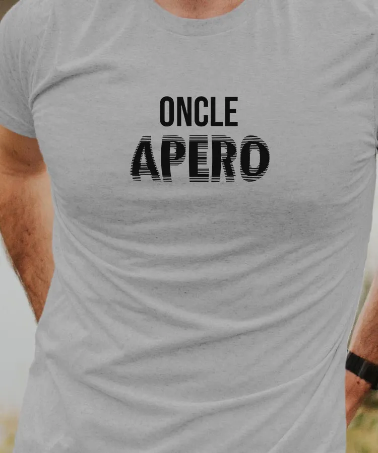 T-Shirt Oncle apéro face Pour homme