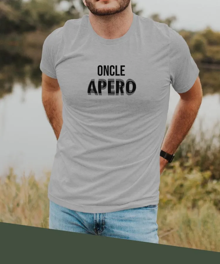 T-Shirt Oncle apéro face Pour homme