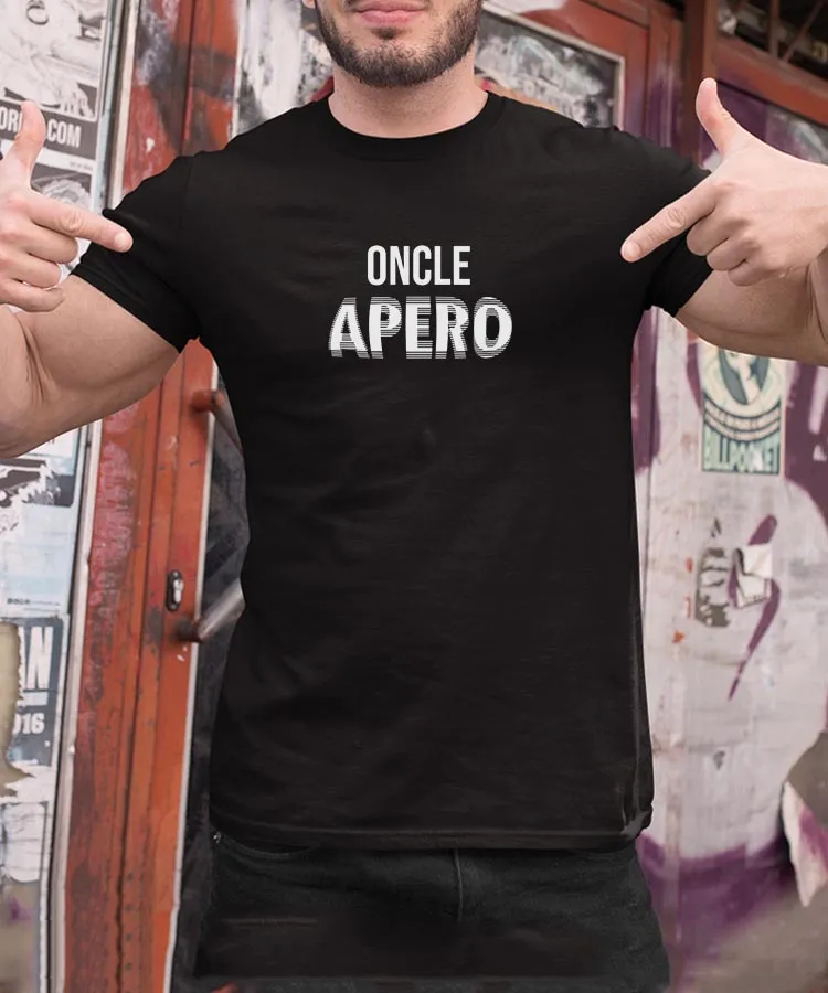 T-Shirt Oncle apéro face Pour homme