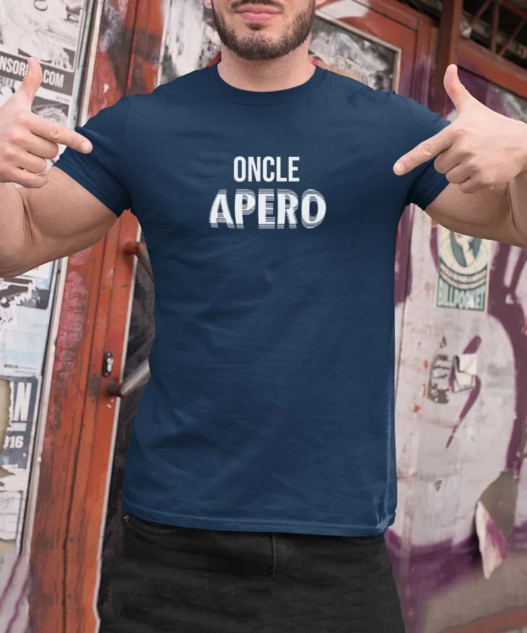 T-Shirt Oncle apéro face Pour homme