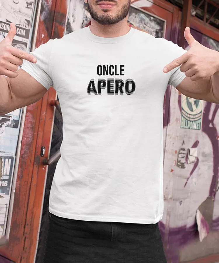 T-Shirt Oncle apéro face Pour homme