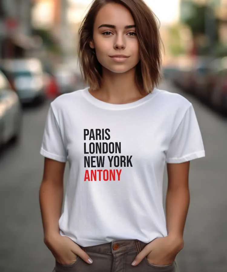 T-Shirt Paris London New York Antony