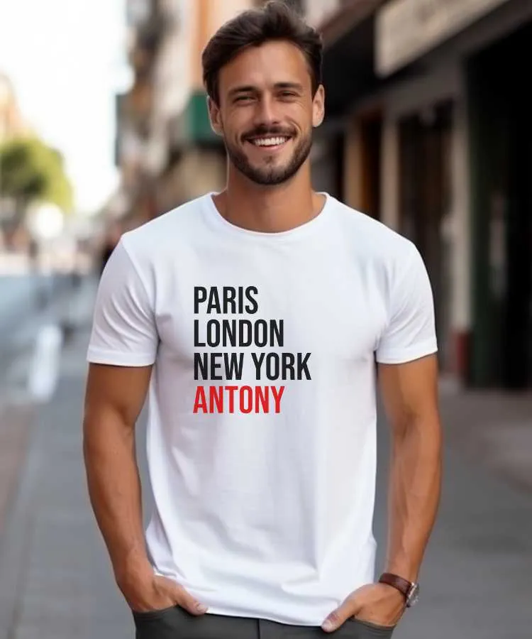 T-Shirt Paris London New York Antony