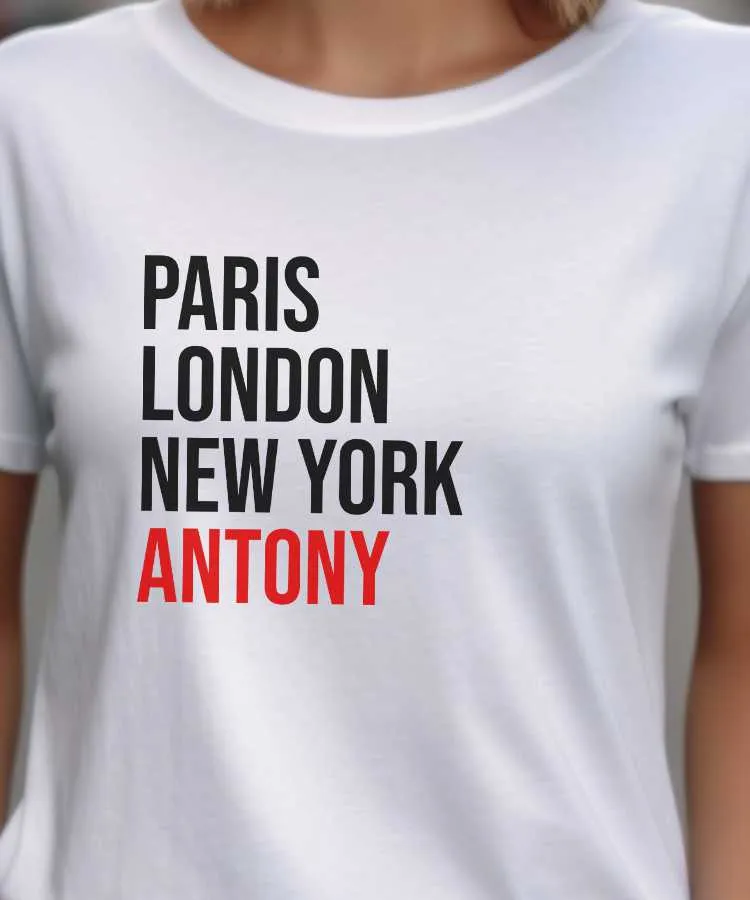 T-Shirt Paris London New York Antony