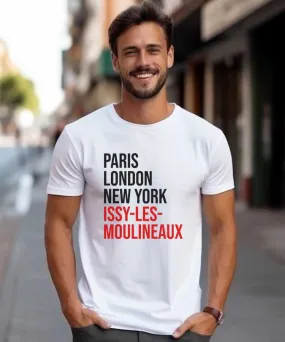 T-Shirt Paris London New York Issy-les-Moulineaux