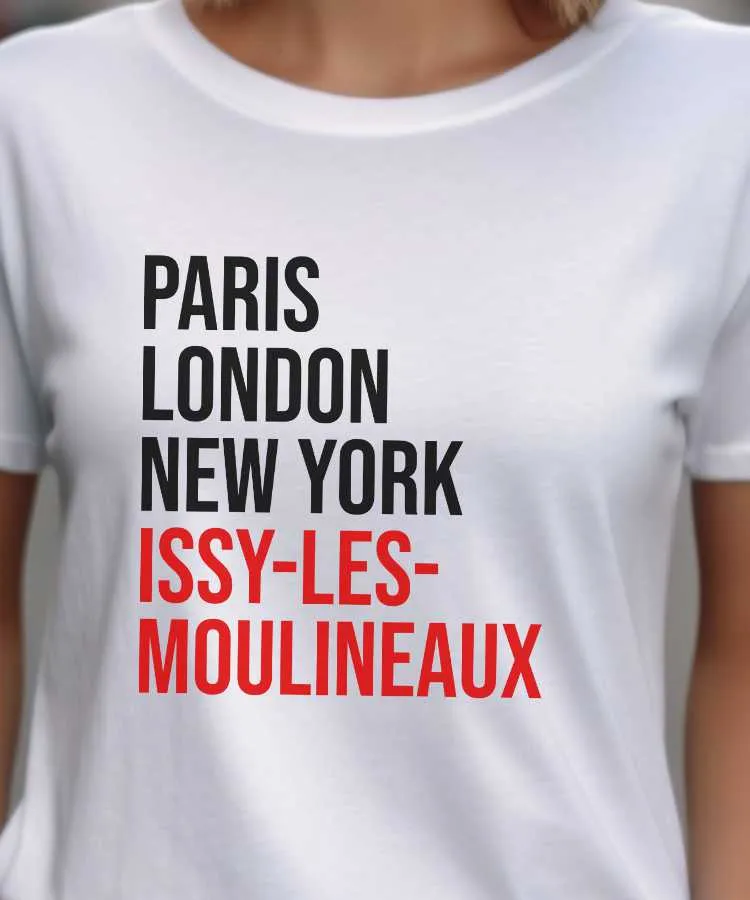 T-Shirt Paris London New York Issy-les-Moulineaux