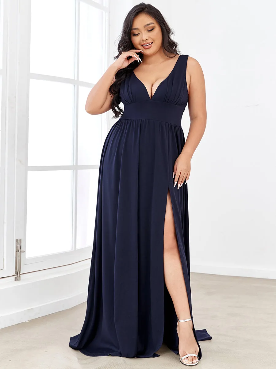 Taille personnalisée Robe de soirée longue au sol à taille haute